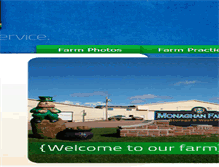 Tablet Screenshot of monaghanfarms.com